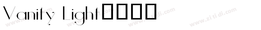 Vanity Light字体转换